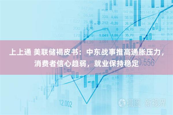 上上通 美联储褐皮书：中东战事推高通胀压力，消费者信心趋弱，就业保持稳定